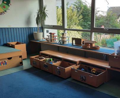 Bauraum im Kindergarten Hohensachsen