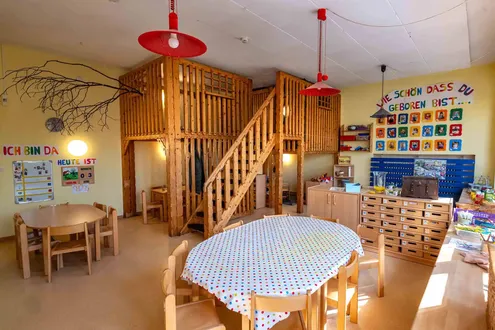Innenraum des Evangelischen Bonhoefferkindergartens