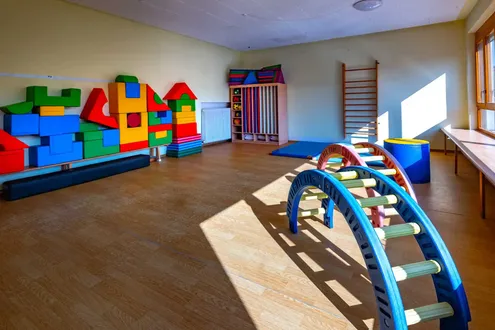 Turnraum des Evangelischen Bonhoefferkindergartens