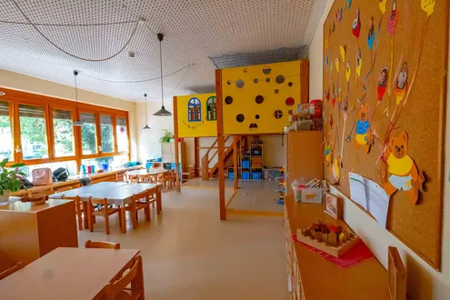 Innenraum des Evangelischen Bonhoefferkindergartens