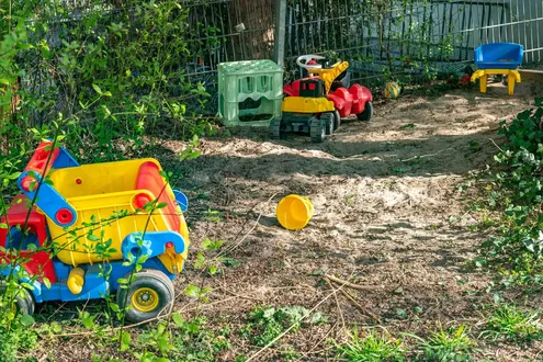 Außenbereich des Evangelischen Bonhoefferkindergartens