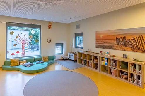 Quelle: Roger Schäfer Spielecke im Kastanien-Kindergarten Hemsbach
